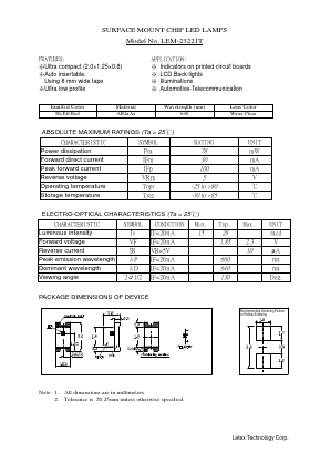 LEM-23221T Datasheet PDF Letex Technology