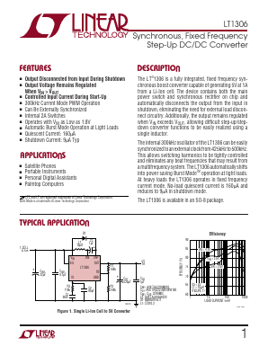 LT1306 Datasheet PDF Linear Technology