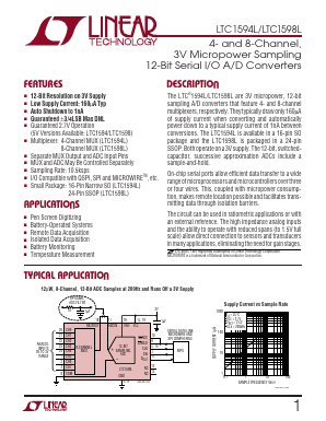 LTC1598LIG Datasheet PDF Linear Technology