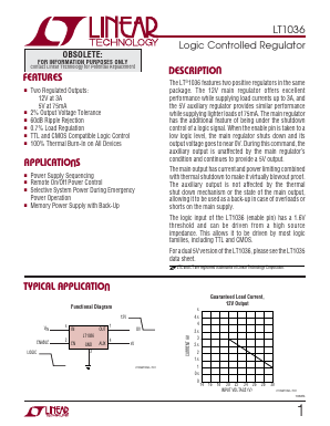 LT1036C Datasheet PDF Linear Technology