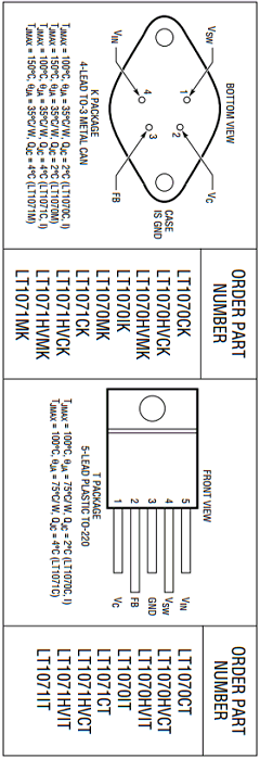 LT1070HVCK Datasheet PDF Linear Technology