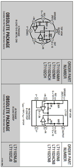 LT1102M Datasheet PDF Linear Technology