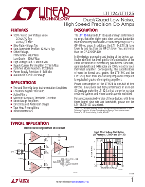 LT1125CSWTR Datasheet PDF Linear Technology