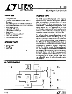 LT1188 Datasheet PDF Linear Technology