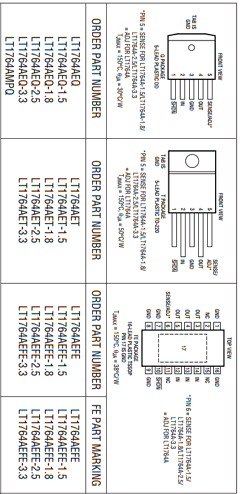 LT1764AEFE-2.5TRPBF Datasheet PDF Linear Technology