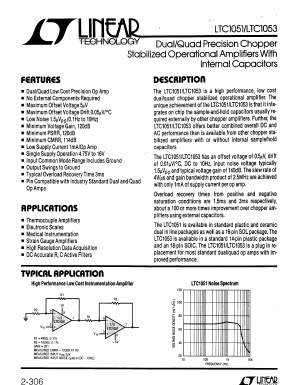 LTC1053CS Datasheet PDF Linear Technology