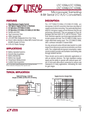 LTC1096 Datasheet PDF Linear Technology