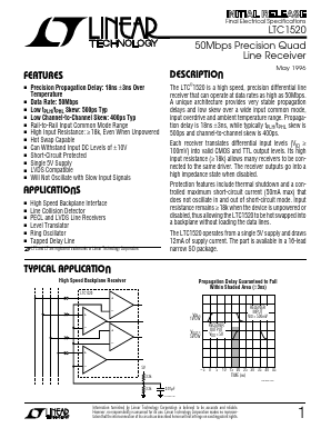 LTC1520 Datasheet PDF Linear Technology