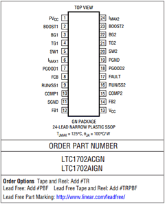 LTC1702A Datasheet PDF Linear Technology
