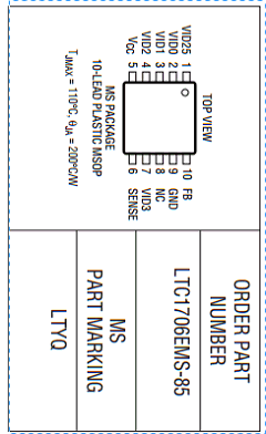 LTC1706EMS-85 Datasheet PDF Linear Technology