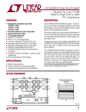 LTC2619 Datasheet PDF Linear Technology