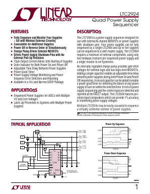 LTC2924CGN Datasheet PDF Linear Technology