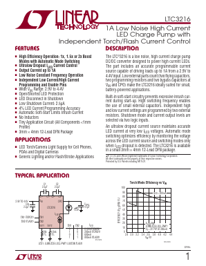 LTC3216 Datasheet PDF Linear Technology