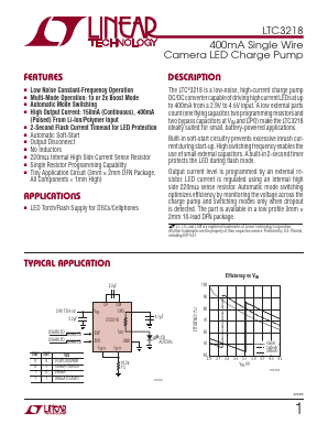 LTC3218 Datasheet PDF Linear Technology