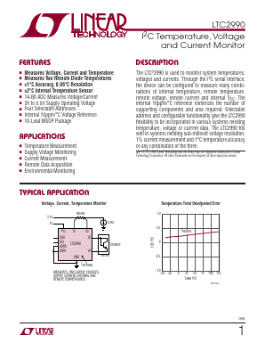 LTC2990 Datasheet PDF Linear Technology