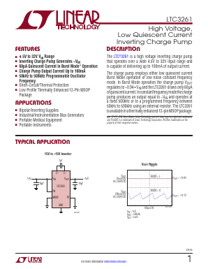 LTC3261E Datasheet PDF Linear Technology