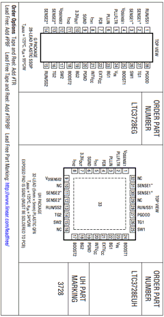 LTC3728EUH-PBF Datasheet PDF Linear Technology