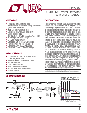 LTC5587IDD Datasheet PDF Linear Technology