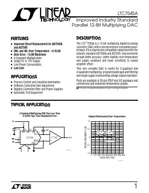 LTC7545 Datasheet PDF Linear Technology