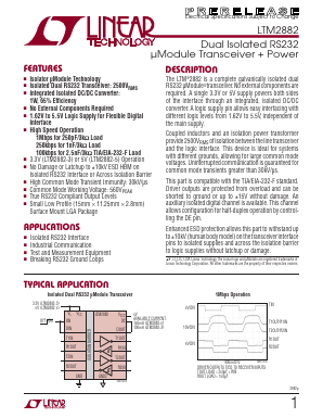 LTM2882V-5 Datasheet PDF Linear Technology