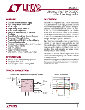 LTM4611V Datasheet PDF Linear Technology