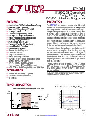 LTM4613 Datasheet PDF Linear Technology