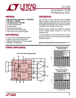 LTC1590 Datasheet PDF Linear Technology