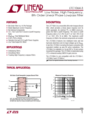 LTC1064-3 Datasheet PDF Linear Technology