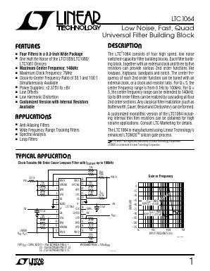 LT1064 Datasheet PDF Linear Technology