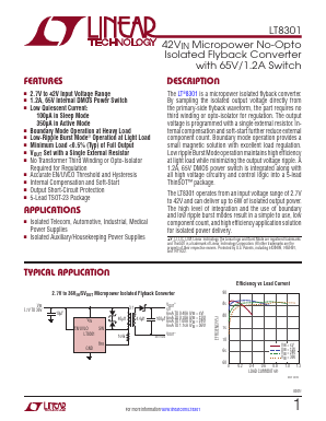 LT8301 Datasheet PDF Linear Technology