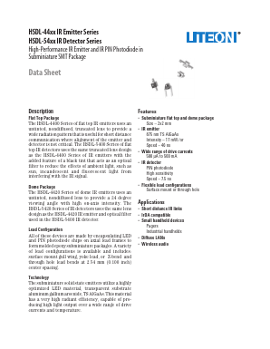 HSDL-4400 Datasheet PDF LiteOn Technology