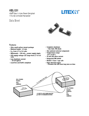 HSDL-3201 Datasheet PDF LiteOn Technology