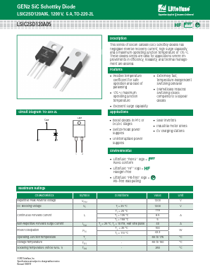 LSIC2SD120A05 Datasheet PDF Littelfuse, Inc