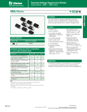 SMAJ200A Datasheet PDF Littelfuse, Inc