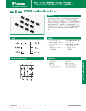 SP3050 Datasheet PDF Littelfuse, Inc