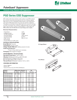 PGD037S030BSA01 Datasheet PDF Littelfuse, Inc