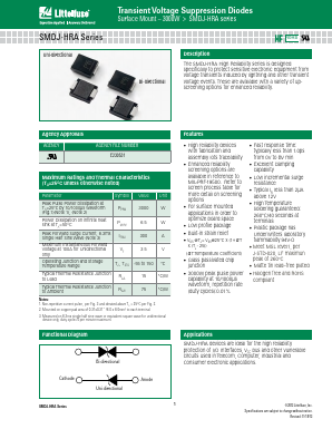SMDJ12A-HRA Datasheet PDF Littelfuse, Inc