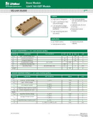 MG1275H-XN2MM Datasheet PDF Littelfuse, Inc