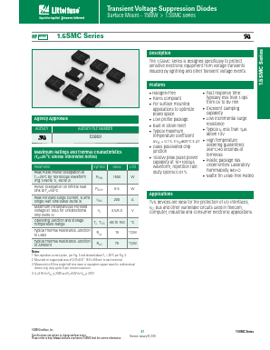 1.5SMC480A Datasheet PDF Littelfuse, Inc