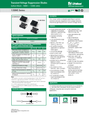1.5SMC100A Datasheet PDF Littelfuse, Inc