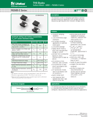 P6SMB550A-E Datasheet PDF Littelfuse, Inc