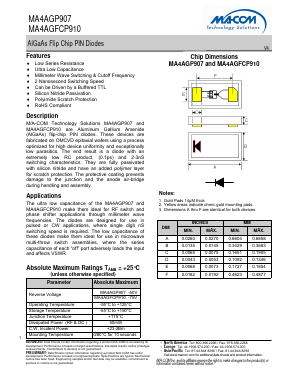 MADP-000910-13050P Datasheet PDF M/A-COM Technology Solutions, Inc.