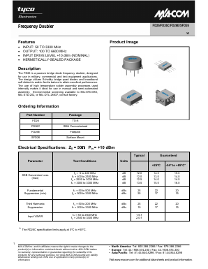 FD26 Datasheet PDF Tyco Electronics