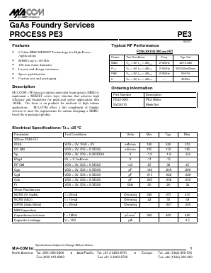 PE3 Datasheet PDF Tyco Electronics