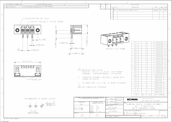 1-284539-0 Datasheet PDF Tyco Electronics
