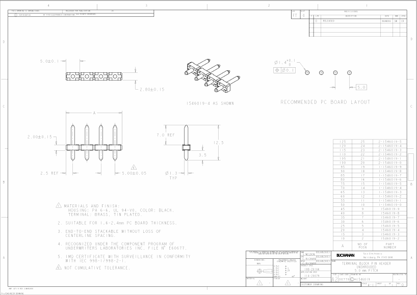 1-1546019-4 Datasheet PDF Tyco Electronics
