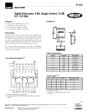 AT-226 Datasheet PDF Tyco Electronics