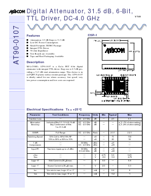 AT90-0107 Datasheet PDF Tyco Electronics