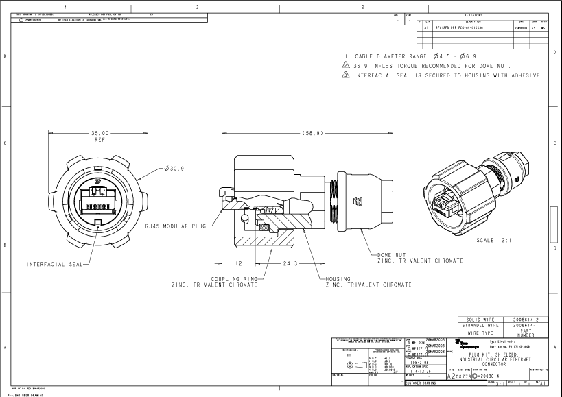 C-2008614 Datasheet PDF Tyco Electronics