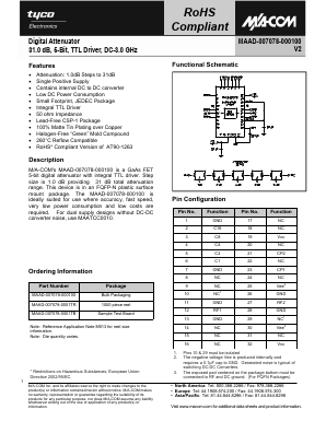 MAAD-007078-0001TR Datasheet PDF Tyco Electronics